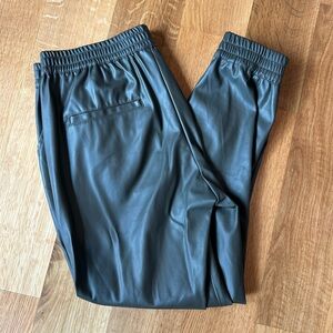 Dear John Leather Joggers